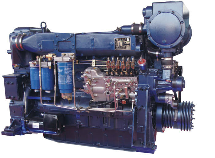 Weichai Marine Diesel Engine WD12C400-21 For Propulsion